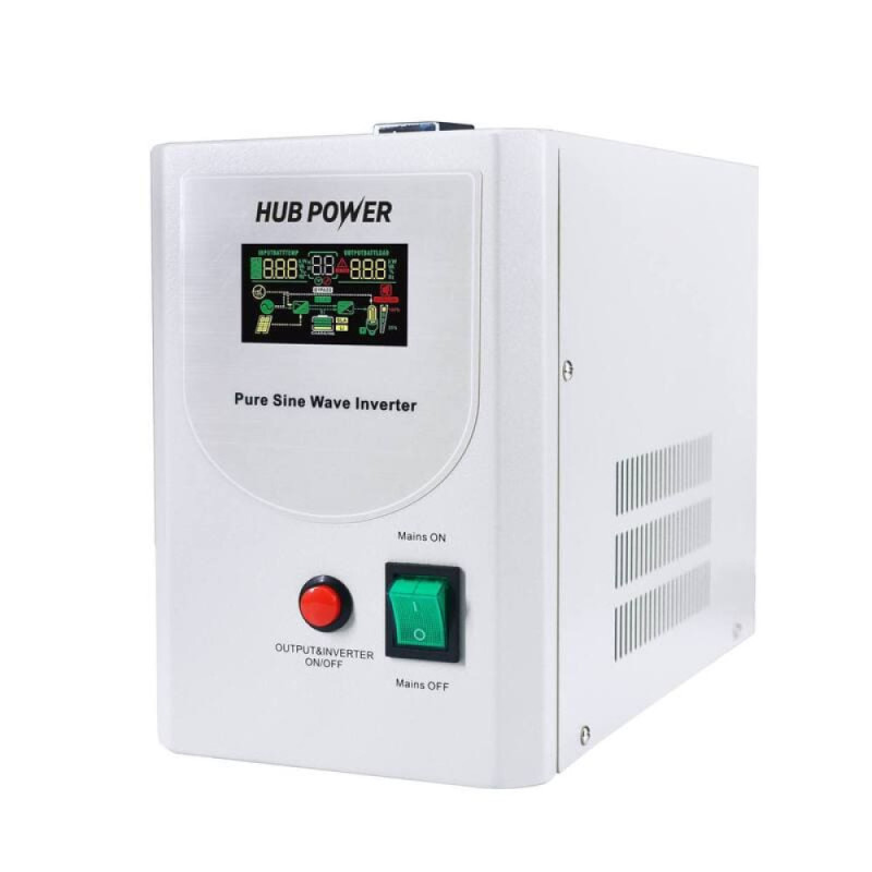 Купити Інвертор Hub Power HPU-1512 1500ВА/1200Вт із чистою синусоїдальною хвилею. Системи безпеки для дому та офісу. Магазин RG-Group. Системи відеонагляду та охоронні сигналізації. Продаж та послуги встановлення