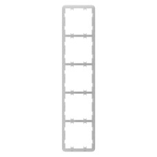 Купити Рамка Ajax Frame (5 seats) vertical для п'яти розеток або вимикачів. Системи безпеки для дому та офісу. Магазин RG-Group. Системи відеонагляду та охоронні сигналізації. Продаж та послуги встановлення