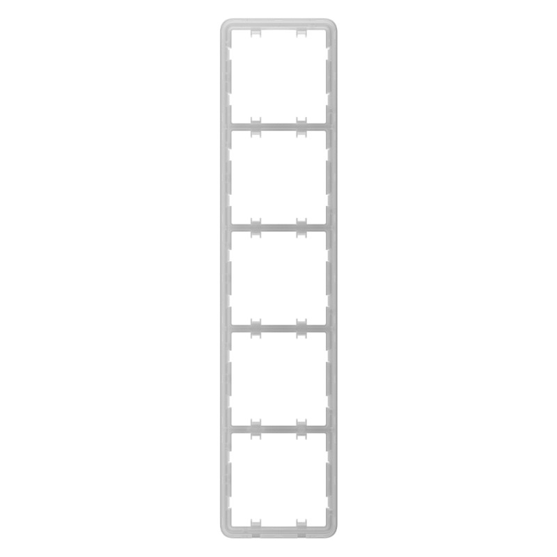 Купити Рамка Ajax Frame (5 seats) vertical для п'яти розеток або вимикачів. Системи безпеки для дому та офісу. Магазин RG-Group. Системи відеонагляду та охоронні сигналізації. Продаж та послуги встановлення