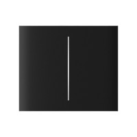 Купити Кнопка Ajax CenterButton (2-gang) vertical black для двоклавішного вимикача. Системи безпеки для дому та офісу. Магазин RG-Group. Системи відеонагляду та охоронні сигналізації. Продаж та послуги встановлення