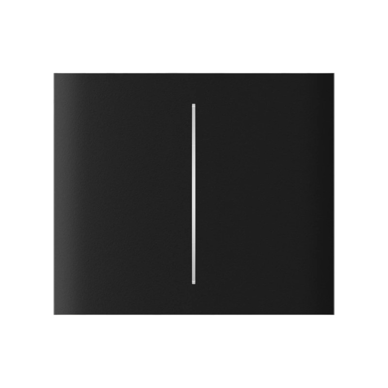 Купити Кнопка Ajax CenterButton (2-gang) vertical black для двоклавішного вимикача. Системи безпеки для дому та офісу. Магазин RG-Group. Системи відеонагляду та охоронні сигналізації. Продаж та послуги встановлення