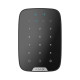 Купити Бездротова сенсорна клавіатура Ajax Keypad Plus (8EU) UA black зі зчитувачем карток Pass і брелоків Tag. Системи безпеки для дому та офісу. Магазин RG-Group. Системи відеонагляду та охоронні сигналізації. Продаж та послуги встановлення