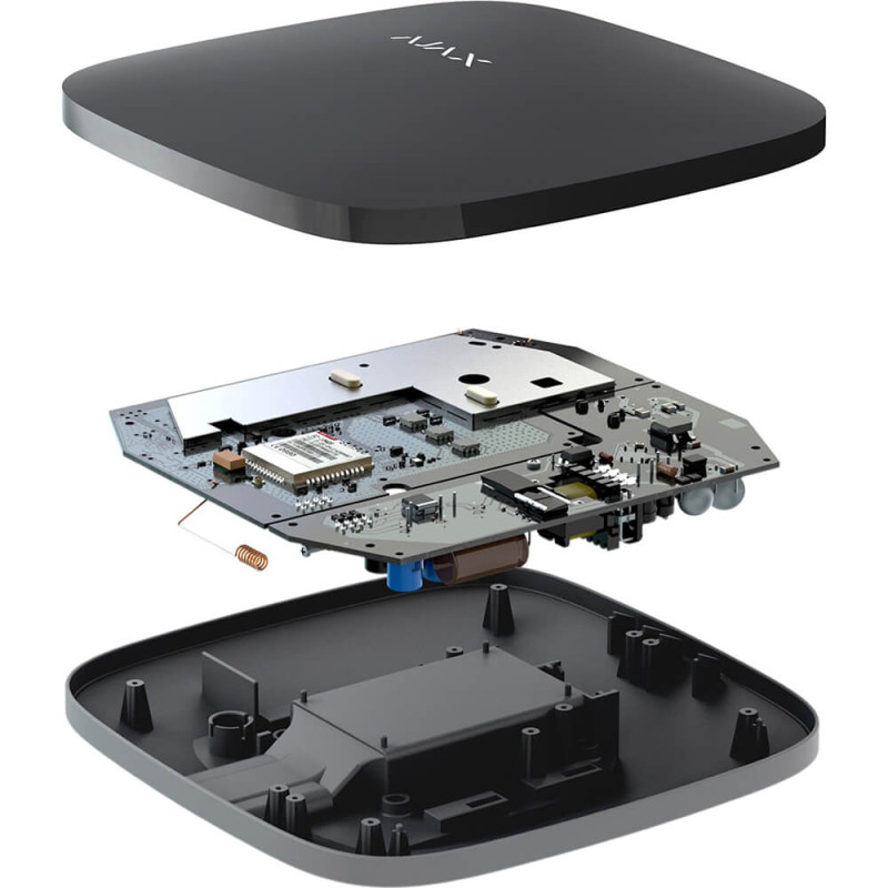 Інтелектуальний ретранслятор сигналу Ajax ReX 2 (8EU) black з фотоверіфікацією тривог