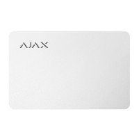 Купити Захищена безконтактна картка Ajax Pass white (комплект 100 шт.) для клавіатури KeyPad Plus. Системи безпеки для дому та офісу. Магазин RG-Group. Системи відеонагляду та охоронні сигналізації. Продаж та послуги встановлення