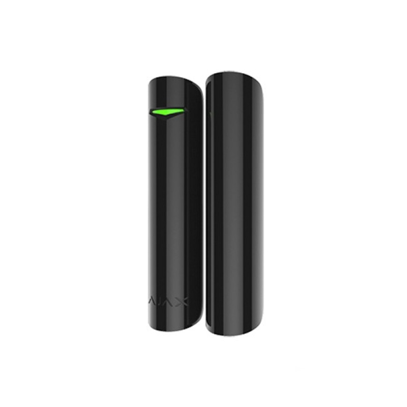 Бездротовий датчик відкриття дверей/вікон Ajax DoorProtect Plus (8EU) ASP black з сенсором удару та нахилу