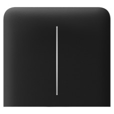 Купити Кнопка Ajax SideButton (2-gang) vertical black для двоклавішного вимикача. Системи безпеки для дому та офісу. Магазин RG-Group. Системи відеонагляду та охоронні сигналізації. Продаж та послуги встановлення