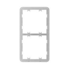 Купити Рамка Ajax Frame (2 seats) vertical для двох розеток або вимикачів. Системи безпеки для дому та офісу. Магазин RG-Group. Системи відеонагляду та охоронні сигналізації. Продаж та послуги встановлення