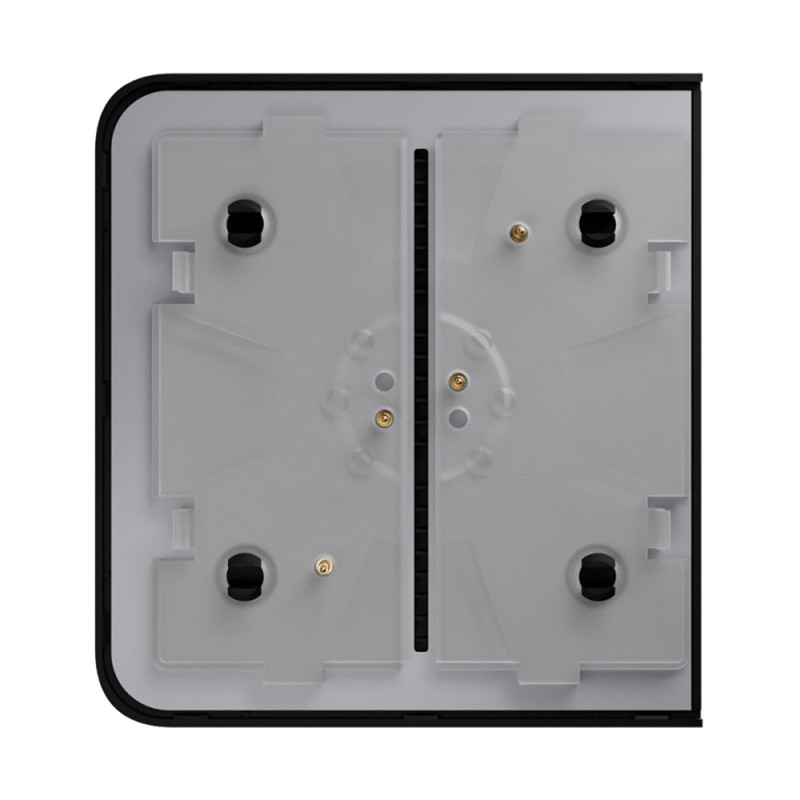 Кнопка Ajax SideButton (1-gang/2-way) black для одноклавішного або прохідного вимикача