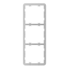 Купити Рамка Ajax Frame (3 seats) vertical для трьох розеток або вимикачів. Системи безпеки для дому та офісу. Магазин RG-Group. Системи відеонагляду та охоронні сигналізації. Продаж та послуги встановлення
