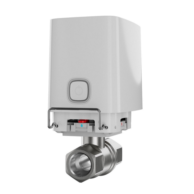 Купити Кран перекриття води Ajax WaterStop 1/2" white з дистанційним керуванням. Системи безпеки для дому та офісу. Магазин RG-Group. Системи відеонагляду та охоронні сигналізації. Продаж та послуги встановлення