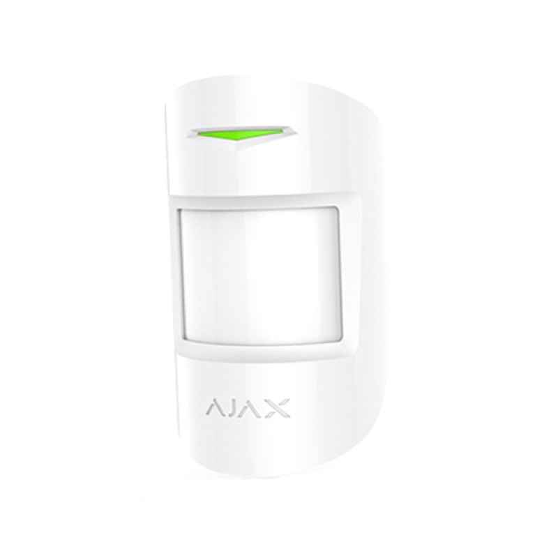 Бездротовий датчик руху і розбиття Ajax CombiProtect (8EU) ASP white