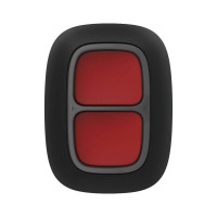 Купити Бездротова екстрена кнопка Ajax DoubleButton (8EU) ASP black з захистом від випадкових натискань. Системи безпеки для дому та офісу. Магазин RG-Group. Системи відеонагляду та охоронні сигналізації. Продаж та послуги встановлення