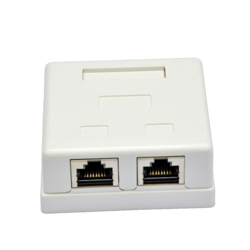 Розетка зовнішня EPNew 2хSTP, кат. 6, RJ45