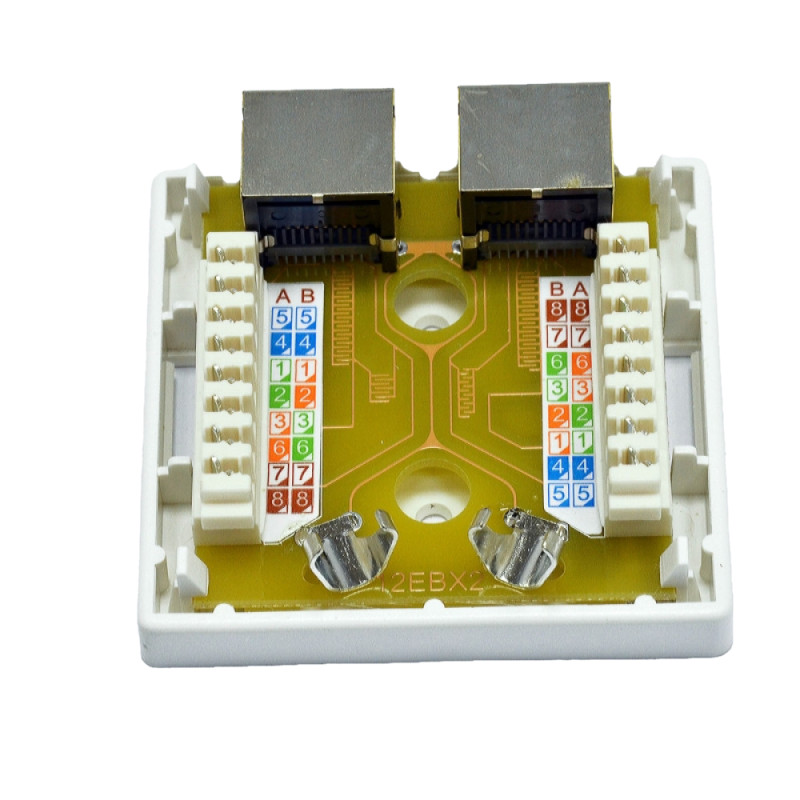 Розетка зовнішня EPNew 2хSTP, кат. 6, RJ45