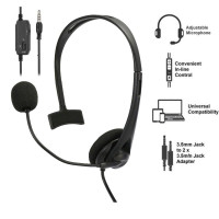 Купити Гарнітура 2E CH11 Mono 3.5mm / 2*3.5mm. Системи безпеки для дому та офісу. Магазин RG-Group. Системи відеонагляду та охоронні сигналізації. Продаж та послуги встановлення