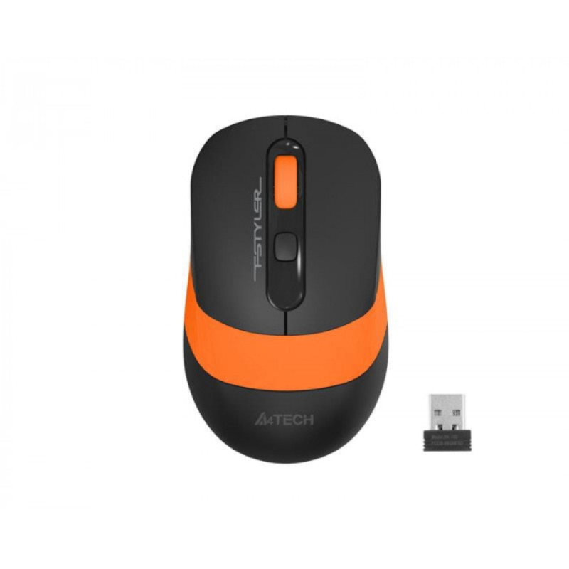 Купити Бездротова оптична USB-миша A4Tech FG10S Orange/Black USB. Системи безпеки для дому та офісу. Магазин RG-Group. Системи відеонагляду та охоронні сигналізації. Продаж та послуги встановлення