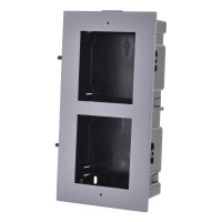 Купити Врізна монтажна рамка Hikvision DS-KD-ACF2/Plastic для встановлення панелей виклику. Системи безпеки для дому та офісу. Магазин RG-Group. Системи відеонагляду та охоронні сигналізації. Продаж та послуги встановлення