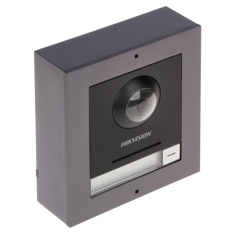 Купити IP-відеопанель Hikvision DS-KD8003-IME1/Surface з накладною рамкою для IP-домофонів. Системи безпеки для дому та офісу. Магазин RG-Group. Системи відеонагляду та охоронні сигналізації. Продаж та послуги встановлення