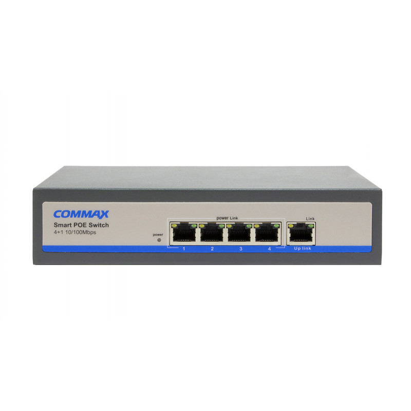 Купити PoE комутатор Commax CIOT-H4L2. Системи безпеки для дому та офісу. Магазин RG-Group. Системи відеонагляду та охоронні сигналізації. Продаж та послуги встановлення