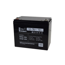 Купити Акумулятор 12В 70А·год для ДБЖ Full Energy FEP-1270. Системи безпеки для дому та офісу. Магазин RG-Group. Системи відеонагляду та охоронні сигналізації. Продаж та послуги встановлення