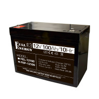 Купити Акумулятор 12В 100А·год для ДБЖ Full Energy FEP-12100. Системи безпеки для дому та офісу. Магазин RG-Group. Системи відеонагляду та охоронні сигналізації. Продаж та послуги встановлення