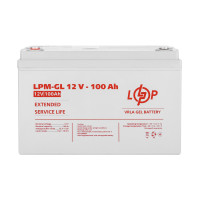 Купити Акумулятор гелевий LogicPower 12В 100А·год (LPM-GL 12V - 100 Ah) GEL. Системи безпеки для дому та офісу. Магазин RG-Group. Системи відеонагляду та охоронні сигналізації. Продаж та послуги встановлення