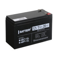 Купити Акумулятор 12В 7А·год для ДБЖ I-Battery ABP7-12L. Системи безпеки для дому та офісу. Магазин RG-Group. Системи відеонагляду та охоронні сигналізації. Продаж та послуги встановлення