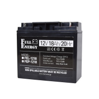 Купити Акумулятор 12В 18А·год для ДБЖ Full Energy FEP-1218. Системи безпеки для дому та офісу. Магазин RG-Group. Системи відеонагляду та охоронні сигналізації. Продаж та послуги встановлення