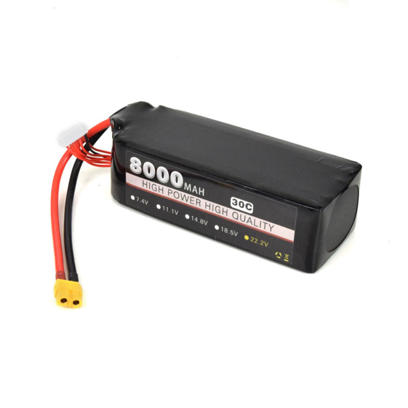 Купити Акумуляторна батарея LiPo 8000 mAh 22.2V 30C. Системи безпеки для дому та офісу. Магазин RG-Group. Системи відеонагляду та охоронні сигналізації. Продаж та послуги встановлення