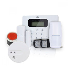 Купити Комплект бездротової GSM сигналізації ATIS Kit GSM 100 + бездротовий датчик диму ATIS 229DW. Системи безпеки для дому та офісу. Магазин RG-Group. Системи відеонагляду та охоронні сигналізації. Продаж та послуги встановлення
