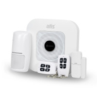 Купити Комплект бездротової 4G сигналізації ATIS Kit 4G 400T з підтримкою застосунку Tuya Smart. Системи безпеки для дому та офісу. Магазин RG-Group. Системи відеонагляду та охоронні сигналізації. Продаж та послуги встановлення