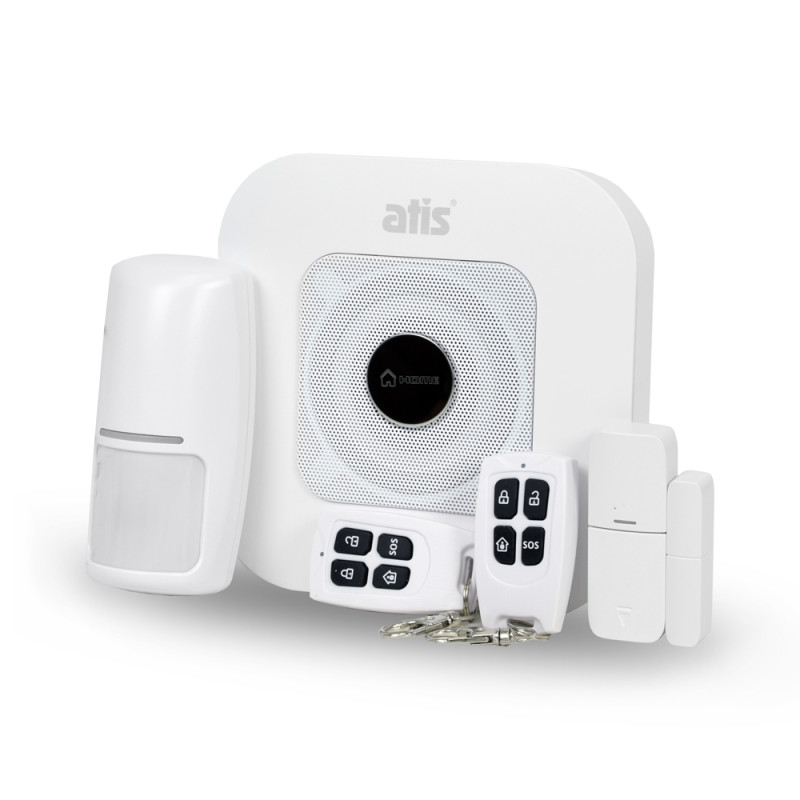 Купити Комплект бездротової 4G сигналізації ATIS Kit 4G 400T з підтримкою застосунку Tuya Smart. Системи безпеки для дому та офісу. Магазин RG-Group. Системи відеонагляду та охоронні сигналізації. Продаж та послуги встановлення