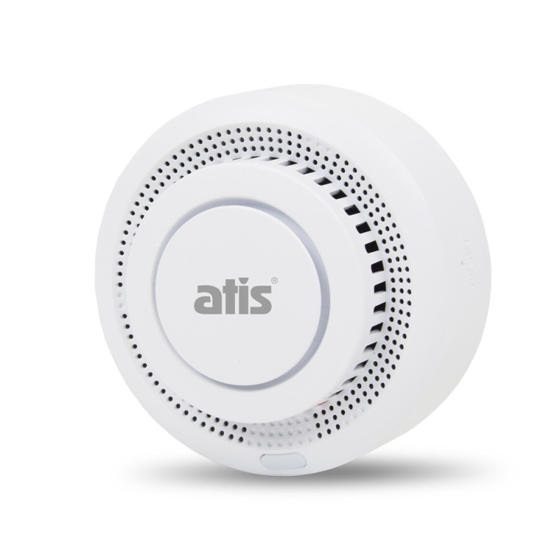 Купити Бездротовий автономний датчик диму ATIS-229DW-T з підтримкою Tuya Smart. Системи безпеки для дому та офісу. Магазин RG-Group. Системи відеонагляду та охоронні сигналізації. Продаж та послуги встановлення