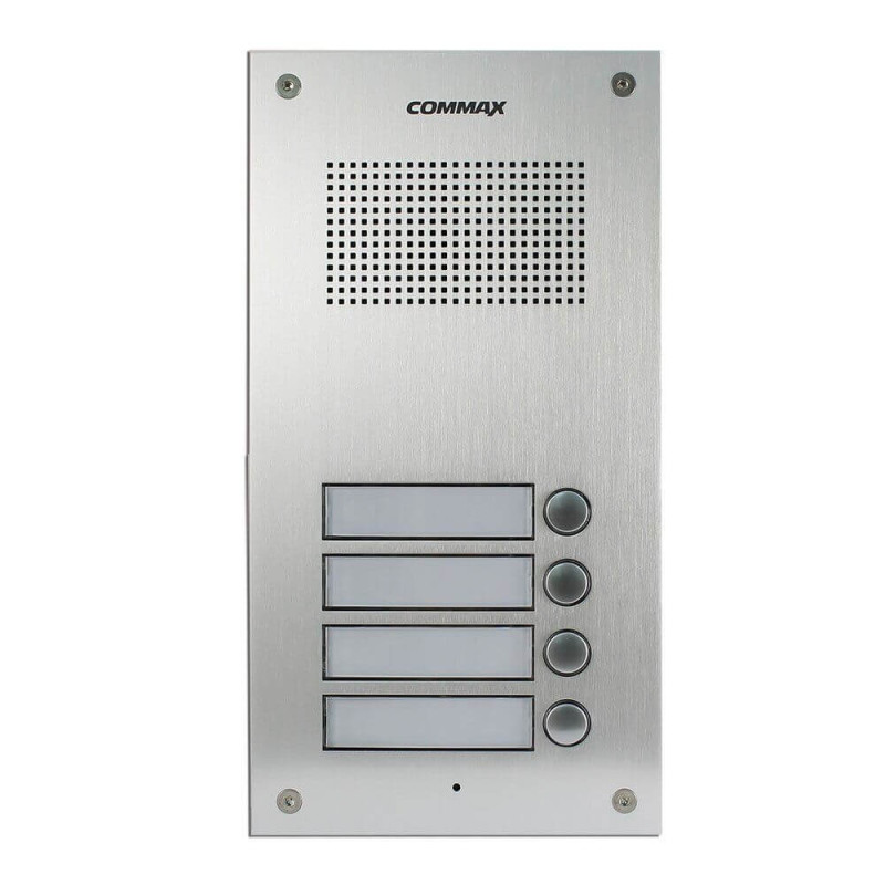 Купити Аудіопанель Commax DR-4UM на 4 абоненти. Системи безпеки для дому та офісу. Магазин RG-Group. Системи відеонагляду та охоронні сигналізації. Продаж та послуги встановлення