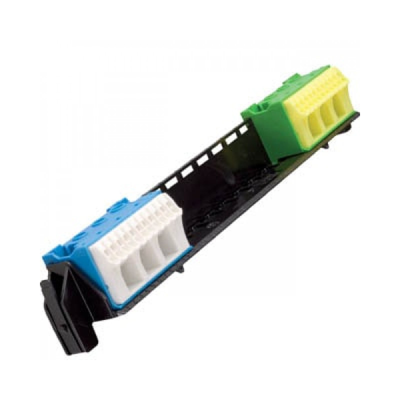 Купити Тримач з клемами Hager VZ461 11*N+11*PE/3*N+3*PE для щитів серії Volta 12 (14) модулів. Системи безпеки для дому та офісу. Магазин RG-Group. Системи відеонагляду та охоронні сигналізації. Продаж та послуги встановлення