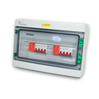 Купити Сонячна PV розподільна коробка LQX2/2DC1000VB1-1532-PG, DC 1000В 2 входи 2 виходи, з блискавкозахистом. Системи безпеки для дому та офісу. Магазин RG-Group. Системи відеонагляду та охоронні сигналізації. Продаж та послуги встановлення