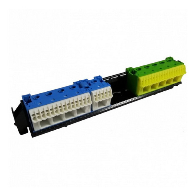 Купити Тримач з клемами Hager VZ463 19*N+17*PE/5*N+5*PE для щитів серії Volta 36(42) модулів. Системи безпеки для дому та офісу. Магазин RG-Group. Системи відеонагляду та охоронні сигналізації. Продаж та послуги встановлення