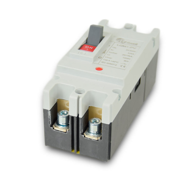 Автомат DC MCCB LQM1-125Z/2P/63-125A DC500V 125A