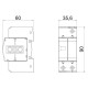 Купити Обмежувач перенапруг OBO Bettermann Тип I+II V50-B+C 1+NPE (5093653). Системи безпеки для дому та офісу. Магазин RG-Group. Системи відеонагляду та охоронні сигналізації. Продаж та послуги встановлення