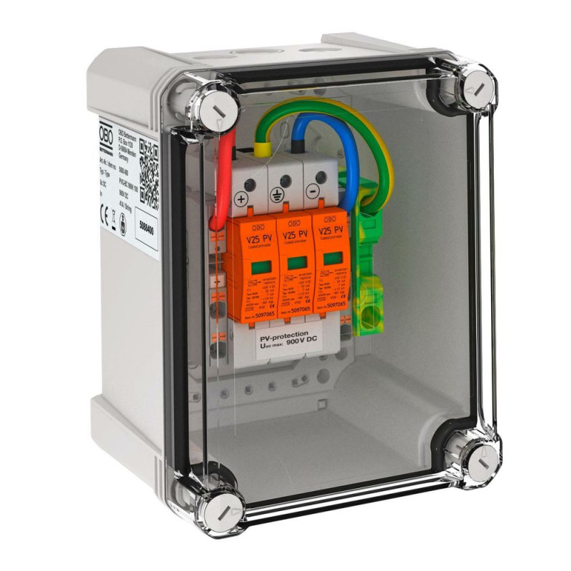 Купити Коробка підключення генератора Тип І+ІІ з 1 MPP трекером, 900V DC (5088400). Системи безпеки для дому та офісу. Магазин RG-Group. Системи відеонагляду та охоронні сигналізації. Продаж та послуги встановлення