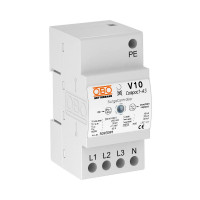 Купити Обмежувач перенапруг OBO Bettermann Тип ІІ+III V10 COMPACT-AS 225V (5093391). Системи безпеки для дому та офісу. Магазин RG-Group. Системи відеонагляду та охоронні сигналізації. Продаж та послуги встановлення