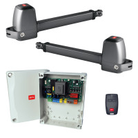 Купити Автоматика для розпашних воріт BFT ATHOS AC A40 BASE KIT комплект. Системи безпеки для дому та офісу. Магазин RG-Group. Системи відеонагляду та охоронні сигналізації. Продаж та послуги встановлення