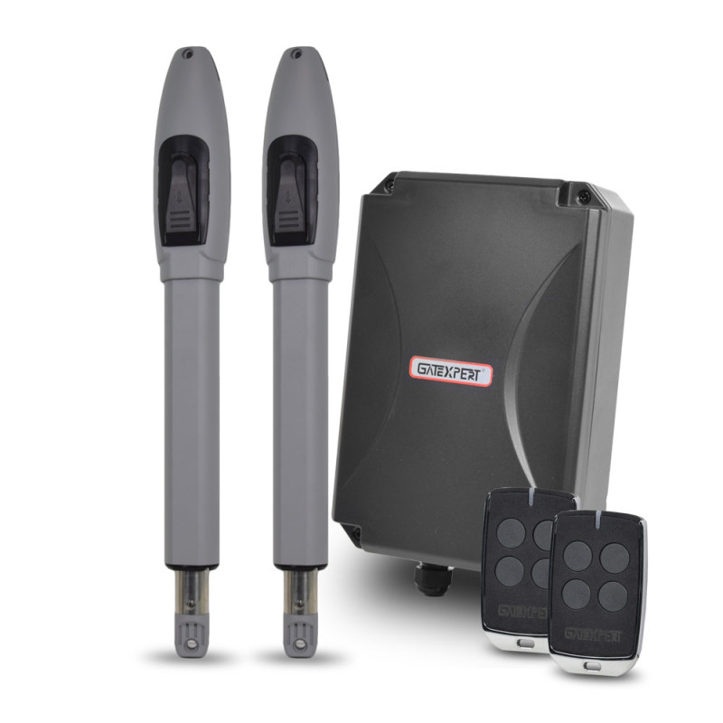 Купити Автоматика для розпашних воріт GATEXPERT SW300DC (dual arms) комплект. Системи безпеки для дому та офісу. Магазин RG-Group. Системи відеонагляду та охоронні сигналізації. Продаж та послуги встановлення