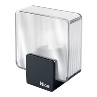 Купити Сигнальна лампа Nice ELAC 230В з вбудованою антеною для воріт та шлагбаумів. Системи безпеки для дому та офісу. Магазин RG-Group. Системи відеонагляду та охоронні сигналізації. Продаж та послуги встановлення