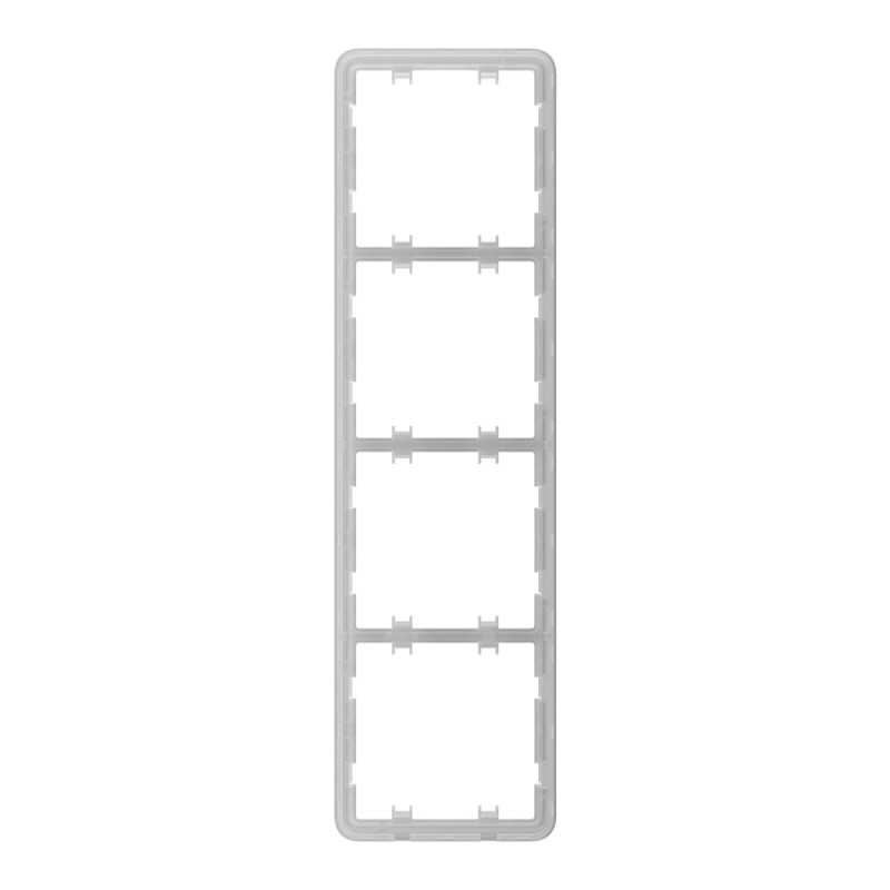 Купити Рамка Ajax Frame (4 seats) vertical для чотирьох розеток або вимикачів. Системи безпеки для дому та офісу. Магазин RG-Group. Системи відеонагляду та охоронні сигналізації. Продаж та послуги встановлення
