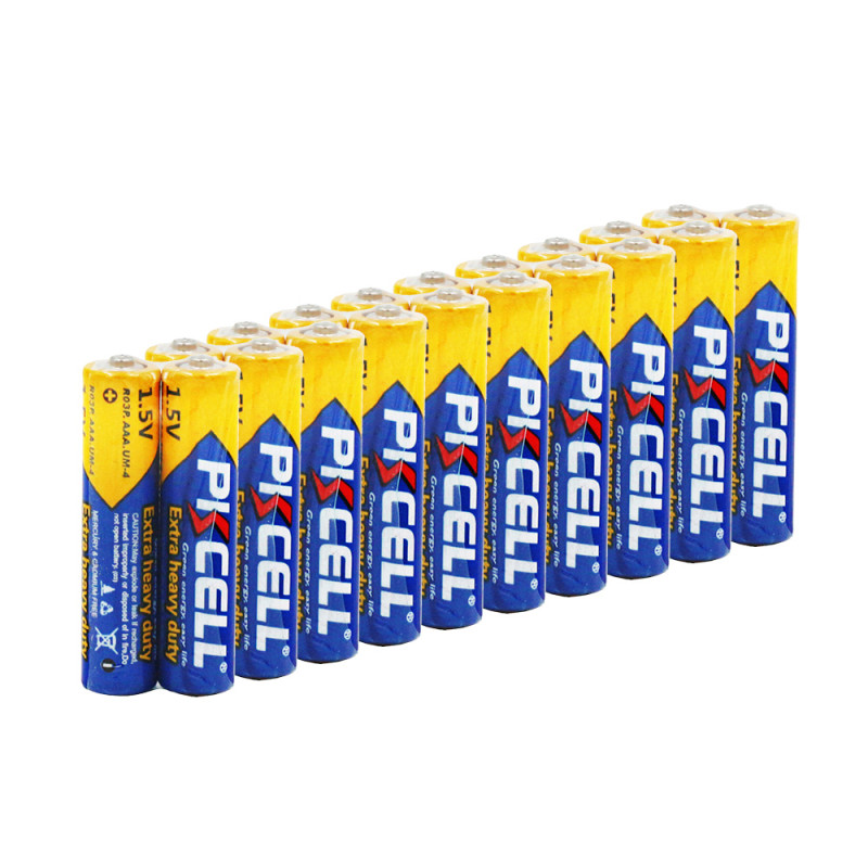 Купити Комплект з 20 батарейок PKCELL Extra Heavy Duty AAA R03P 1.5V по 2шт/.плівка. Системи безпеки для дому та офісу. Магазин RG-Group. Системи відеонагляду та охоронні сигналізації. Продаж та послуги встановлення