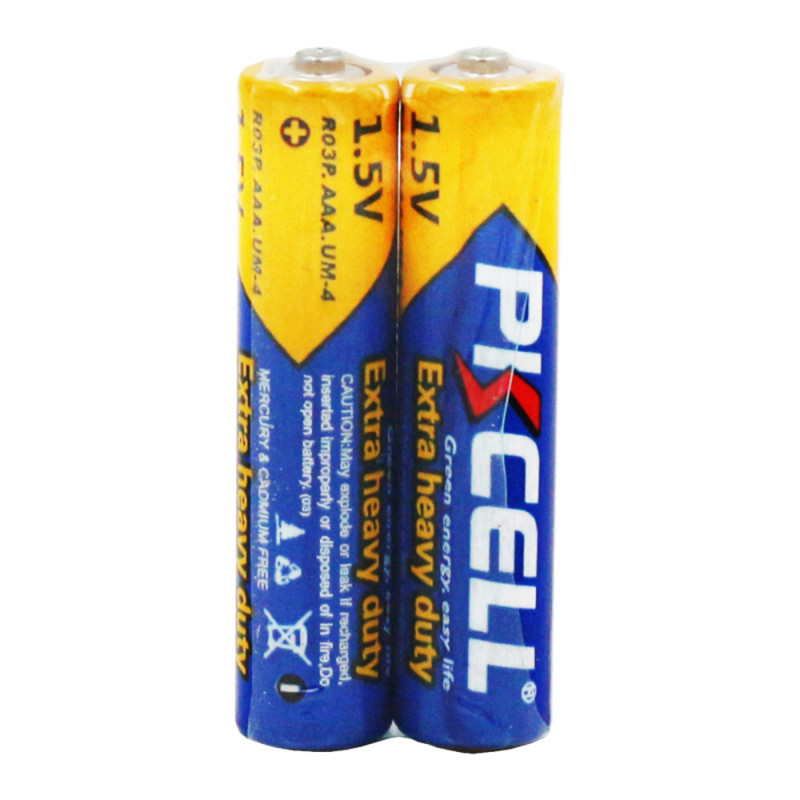 Комплект з 20 батарейок PKCELL Extra Heavy Duty AAA R03P 1.5V по 2шт/.плівка