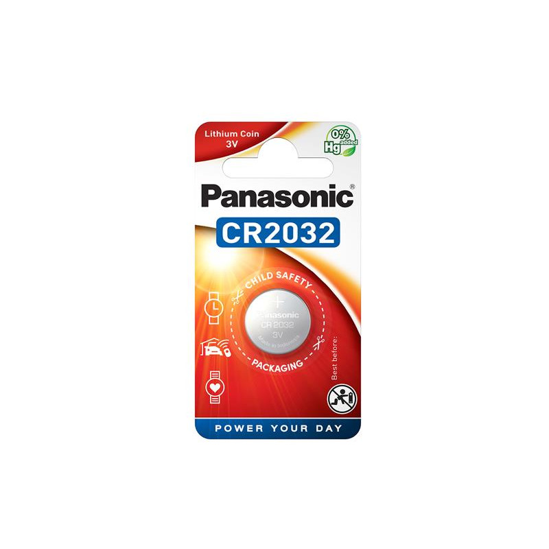 Купити Батарейка Panasonic літієва CR2032 блістер, 1 шт.. Системи безпеки для дому та офісу. Магазин RG-Group. Системи відеонагляду та охоронні сигналізації. Продаж та послуги встановлення