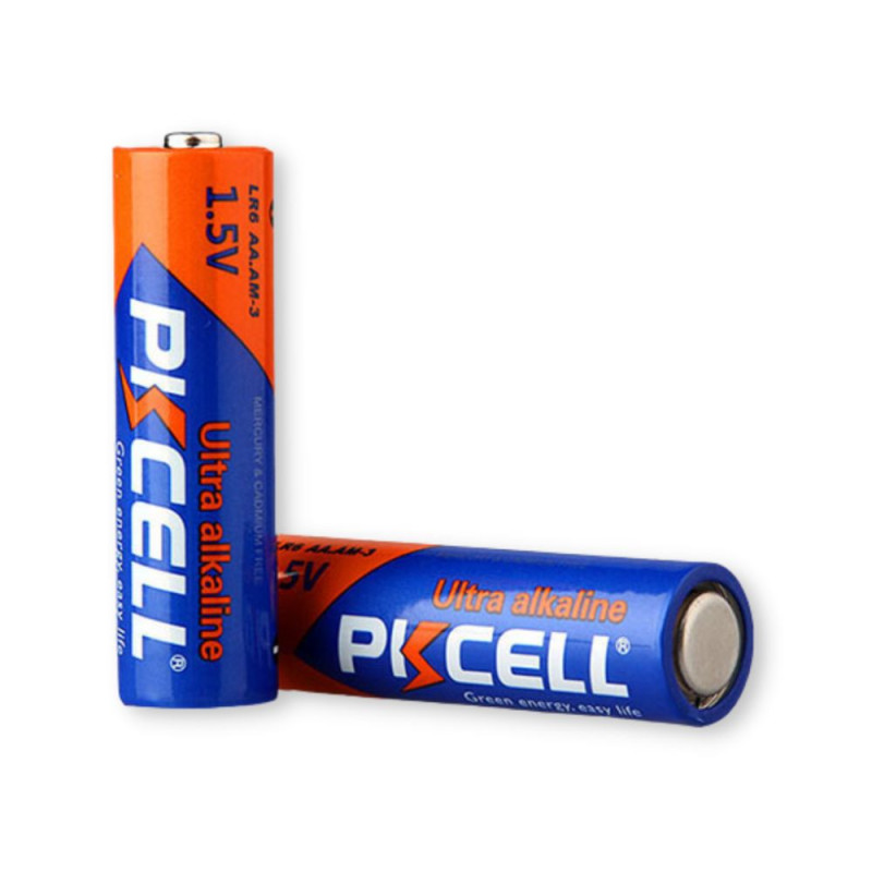 Комплект з 20 батарейок PKCELL Ultra Alkaline AA LR6 1.5V по 4шт./плівка