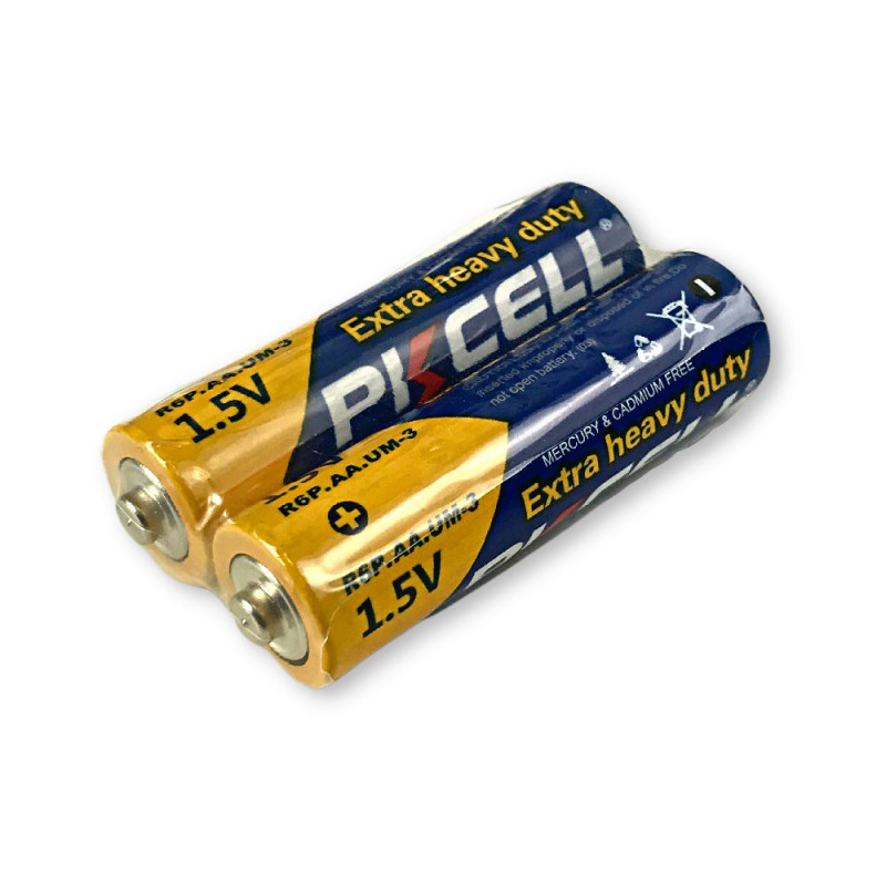 Купити Батарейка PKCELL Extra Heavy Duty AA R6P 1.5V, 2шт./плівка. Системи безпеки для дому та офісу. Магазин RG-Group. Системи відеонагляду та охоронні сигналізації. Продаж та послуги встановлення